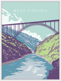 West Virginia Bridges Streams & Mountains