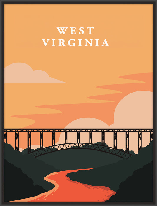 West Virginia Setting Sun