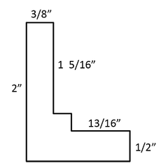 Moulding dimensions