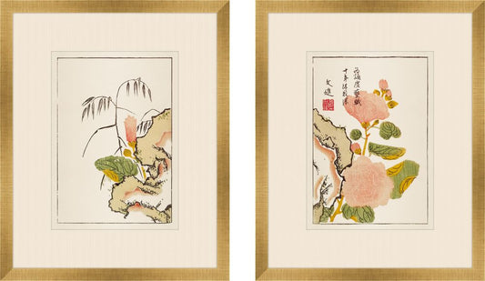 Shiken Floral Panels I - Set of Two