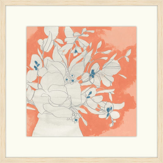 Terracotta Flowers I