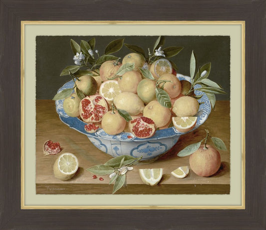 Still Life with Lemons, Oranges, and a Pomegranate, Jacob van Hulsdonck