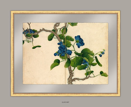 Climbing Blue Flowers, 18th Century, Zhang Ruoai