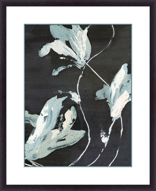 Blue Flower with Chalk background II