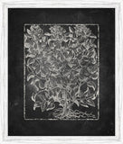 Blackboard Floral Silhouettes II