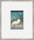 Egrets and Reeds in Moonlight, Ohara Shoson, c. 1926