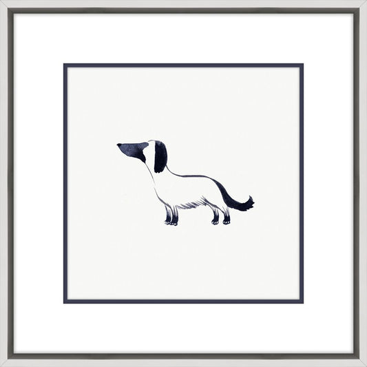 Brushed Ink Dog I