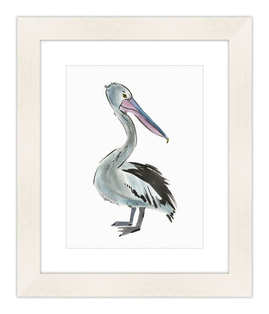 Watercolor Brown Pelican