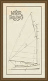 Sail Boat in Antique Paper I