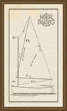 Sail Boat in Antique Paper II