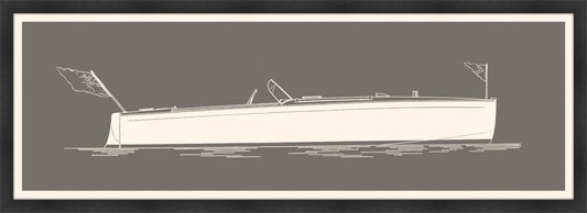 Long Boat in Gray III