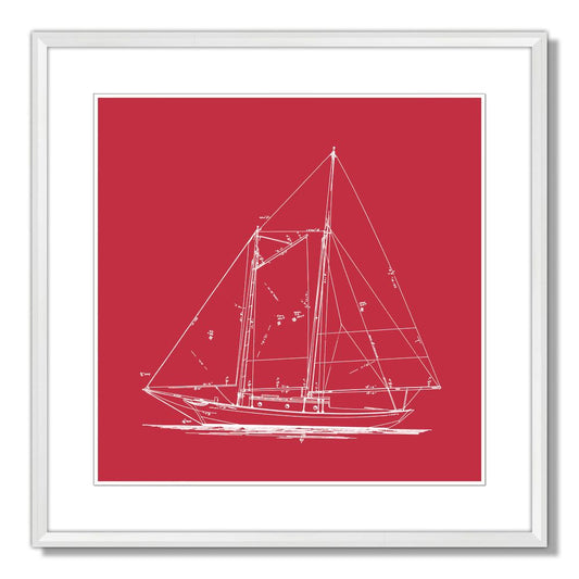Sloop in Red I