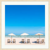 Umbrellas by the Sea