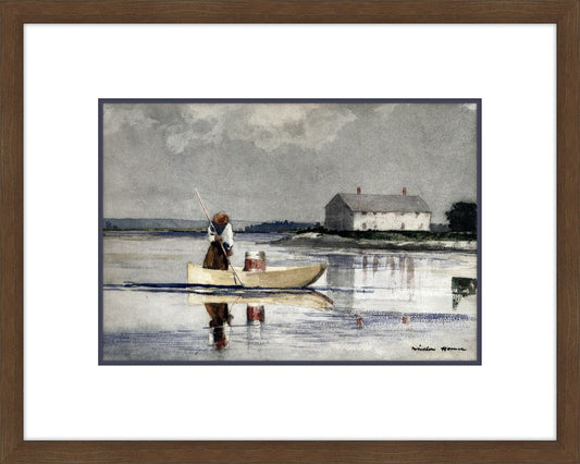 Spearing Eels, late 1800s - Winslow Homer