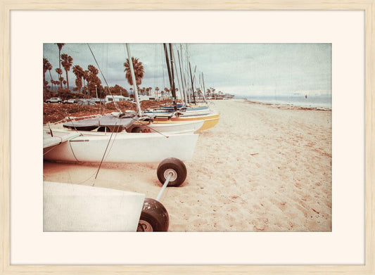 Sailboats on the Beach