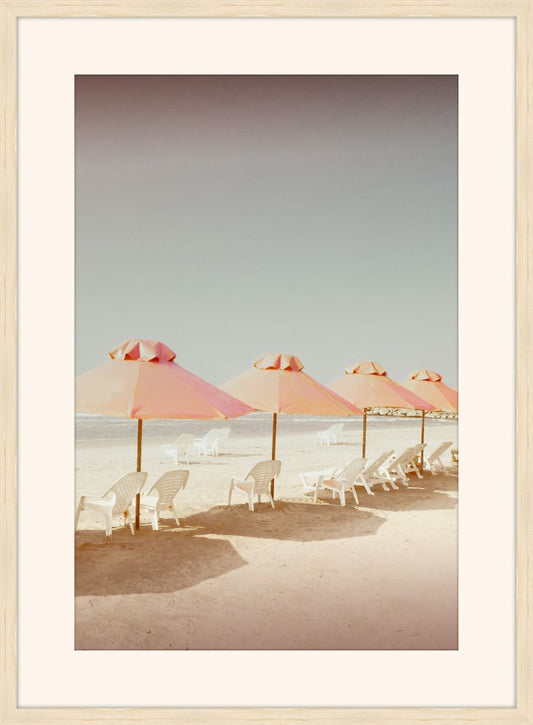 Whimsical Pink Umbrellas