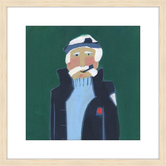 Sailor with Blue Pea Coat