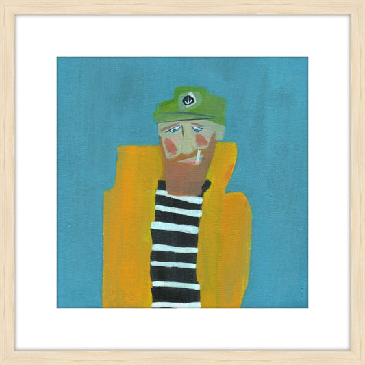Sailor with Orange Coat and Green Cap