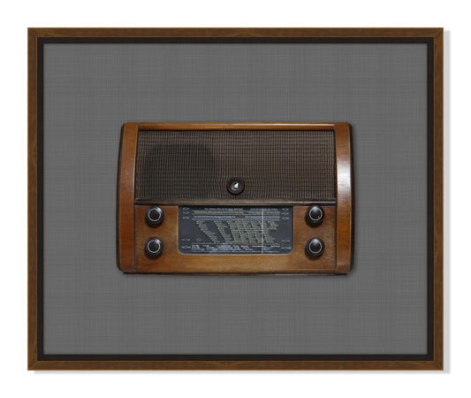 Vintage Radio in Gray I