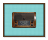 Vintage Radio in Blue I