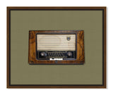 Vintage Radio in Green II