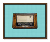 Vintage Radio in Blue II