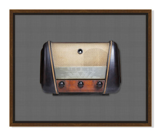 Vintage Radio in Gray III