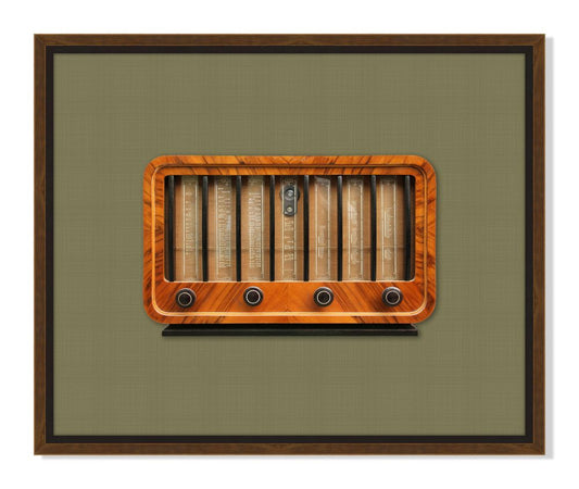 Vintage Radio in Green IV