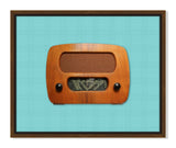 Vintage Radio in Blue V