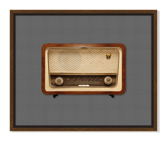 Vintage Radio in Gray VI