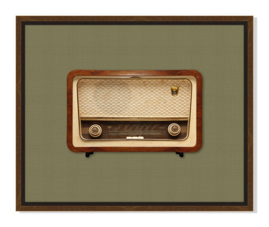 Vintage Radio in Green VI