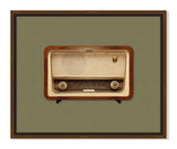 Vintage Radio in Green VI