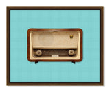 Vintage Radio in Blue VI