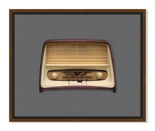 Vintage Radio in Gray VII