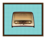 Vintage Radio in Blue VII