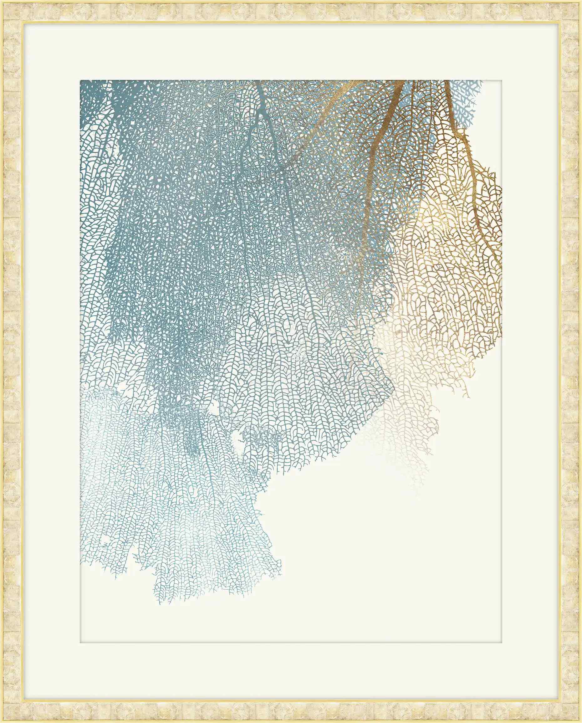 Delicate Branches Against White W Gold Perla I