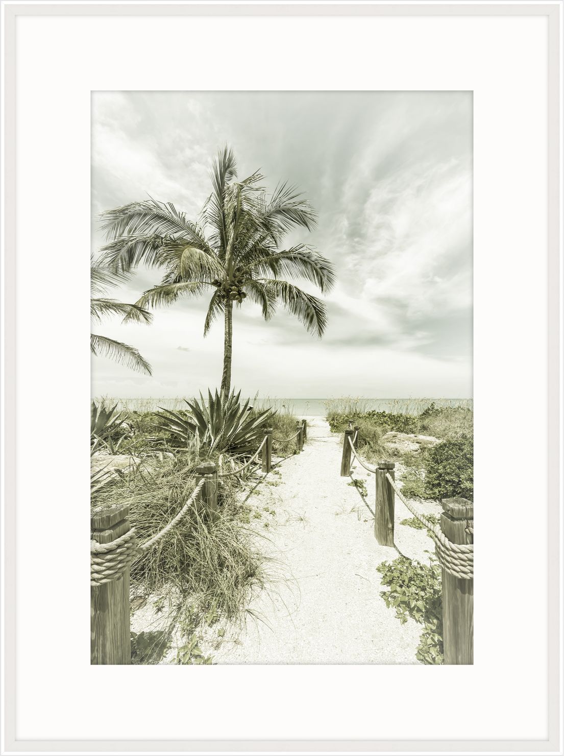 Vintage Path To The Beach