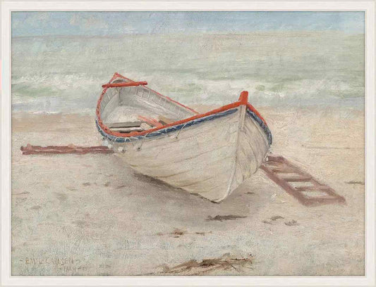 Fishing Boat On Shore, Emil Carlsen