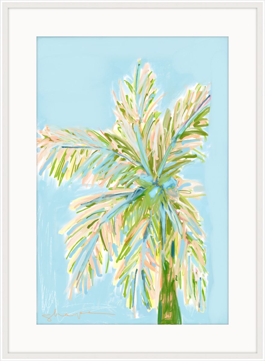 Tall Light Blue Palm