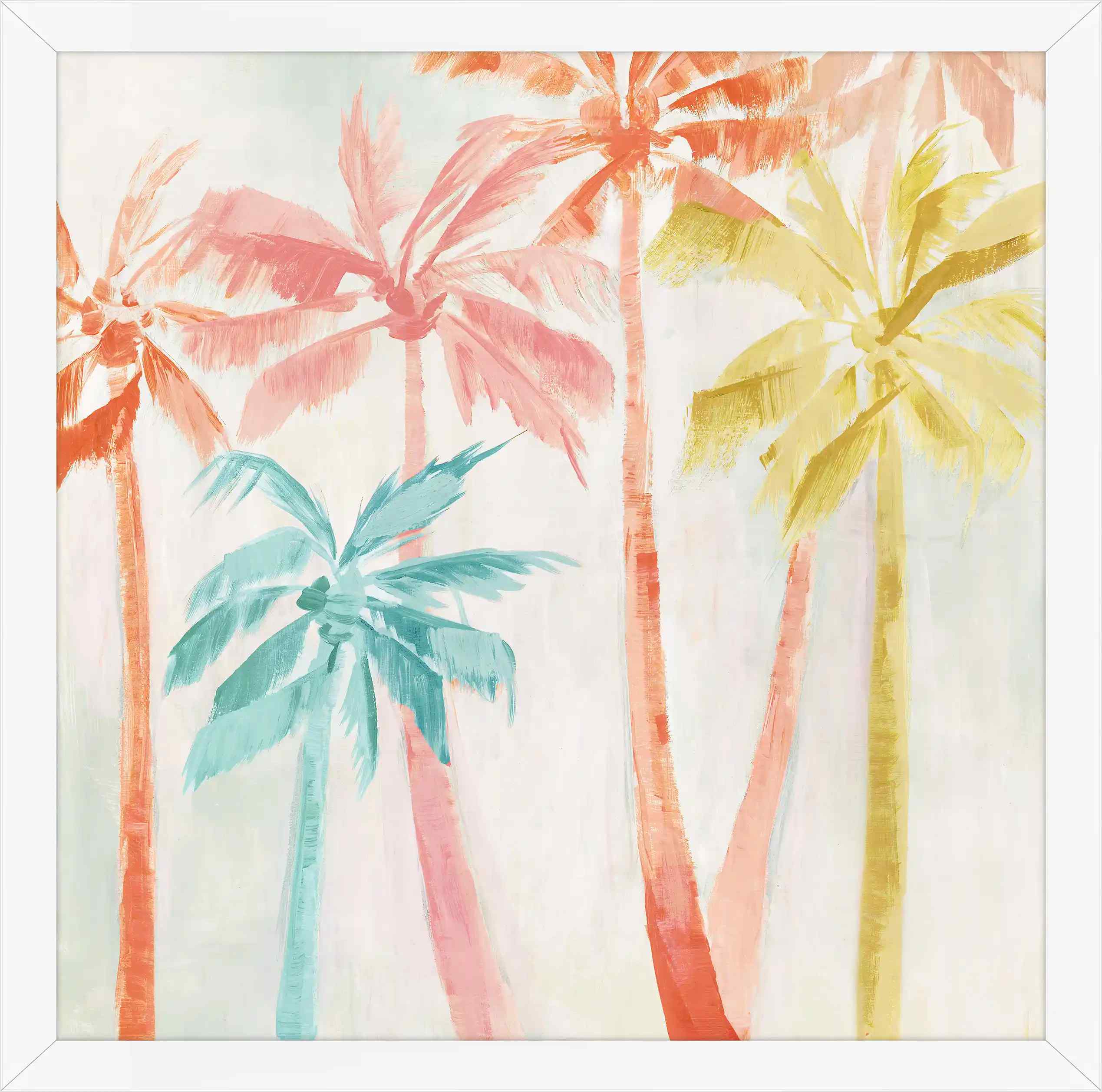 Colorful Palms Against Soft Sky Grande