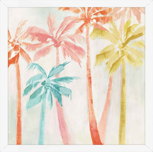 Colorful Palms Against Soft Sky Grande