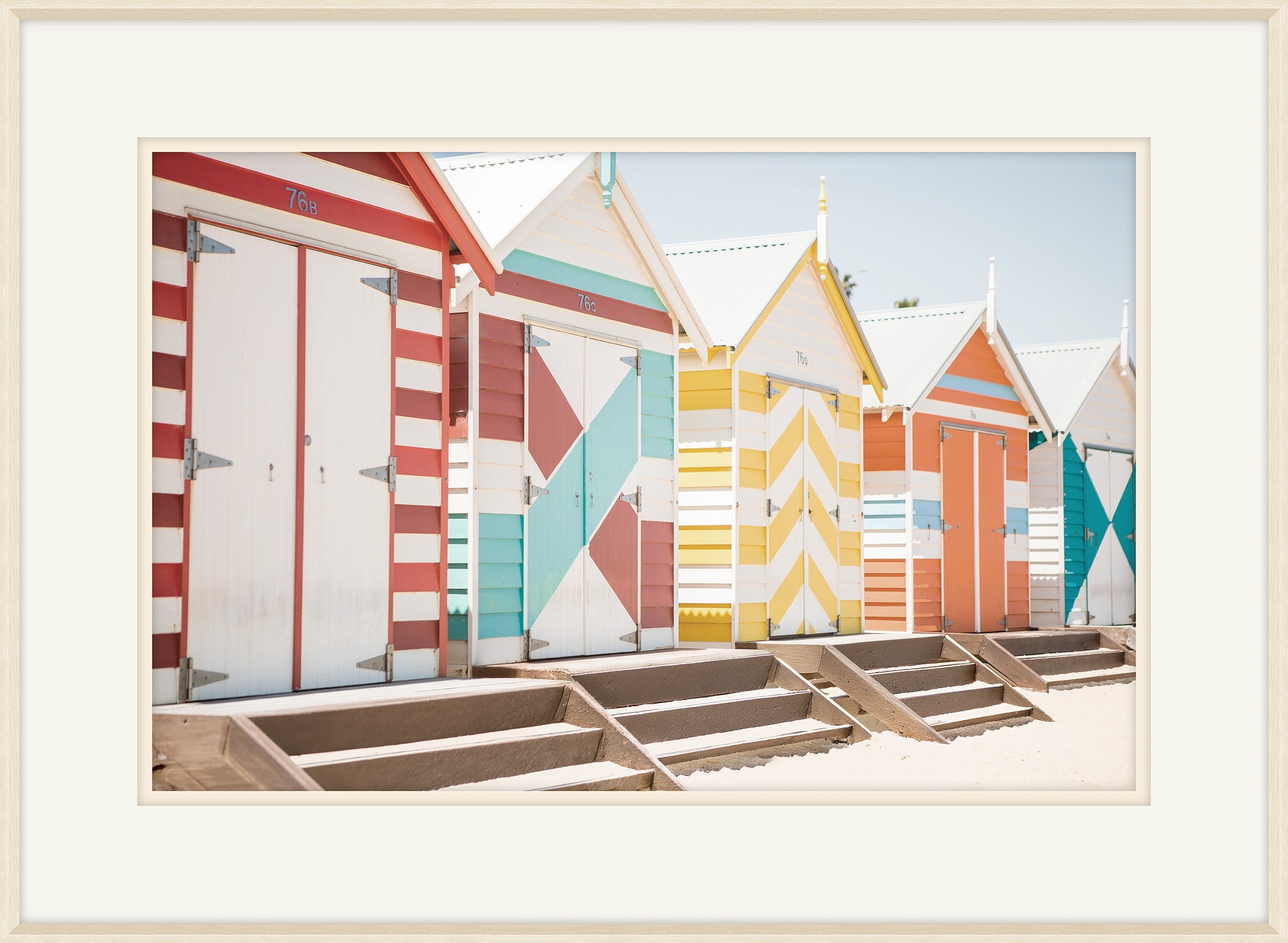 Colorful Brighton Beach Bathouses