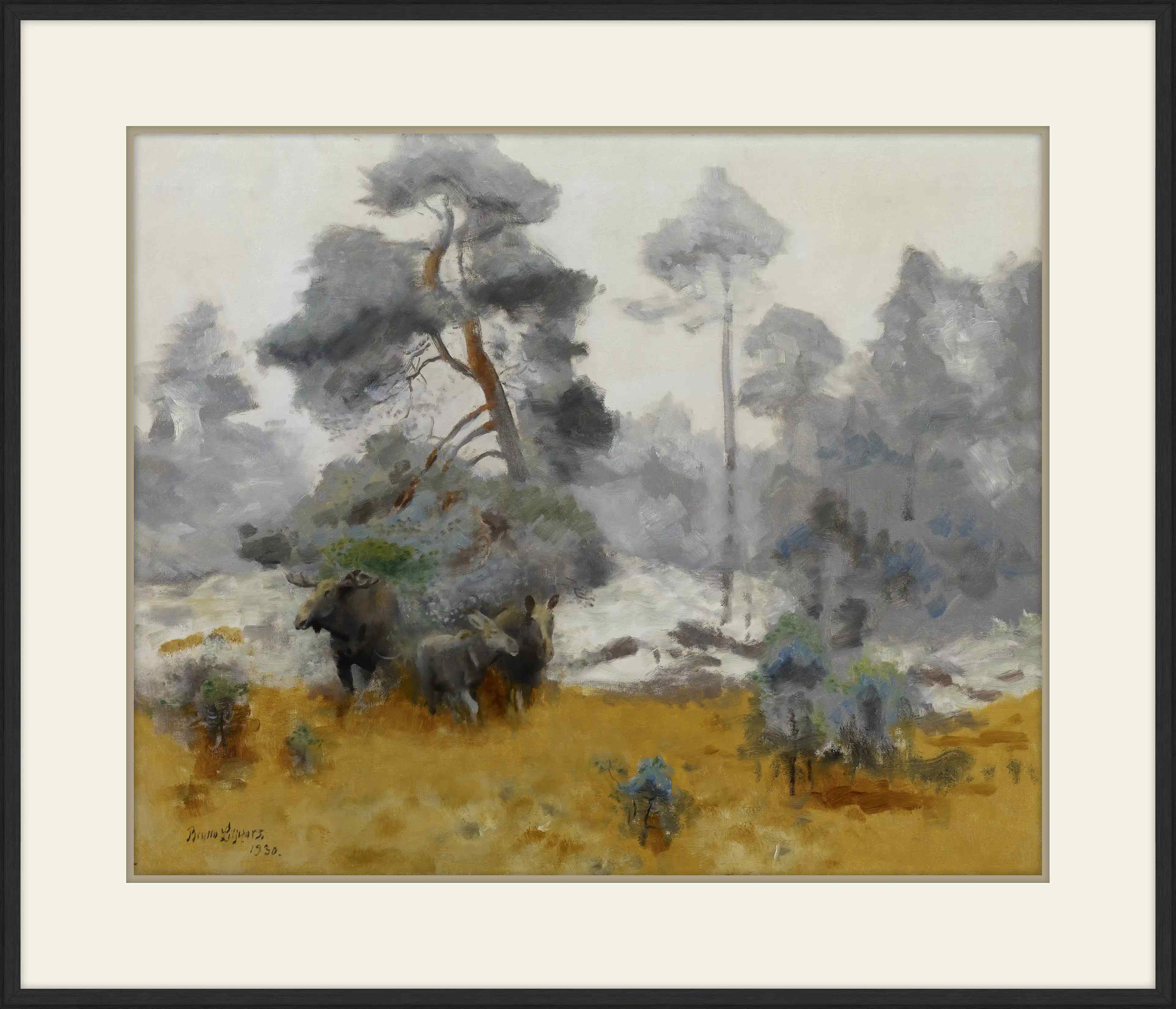 Moose Family ,Rono 1930