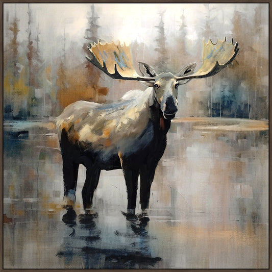 Moose on Canvas