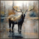Moose on Canvas