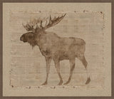 Moose on Burlap II