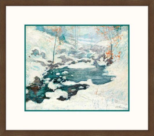 Icebound, Twachtman, 1889