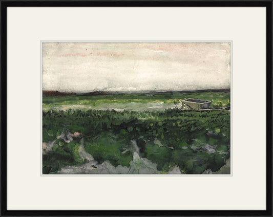 Landscape with Wheelbarrow, 1883, Vincent van Gogh