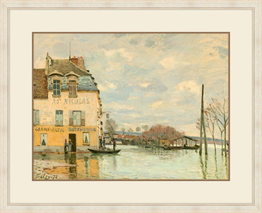 Flood at Port-Marly, Alfred Sisley, 1872
