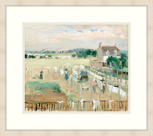 Hanging the Laundry Out to Dry, Berthe Morisot, 1875